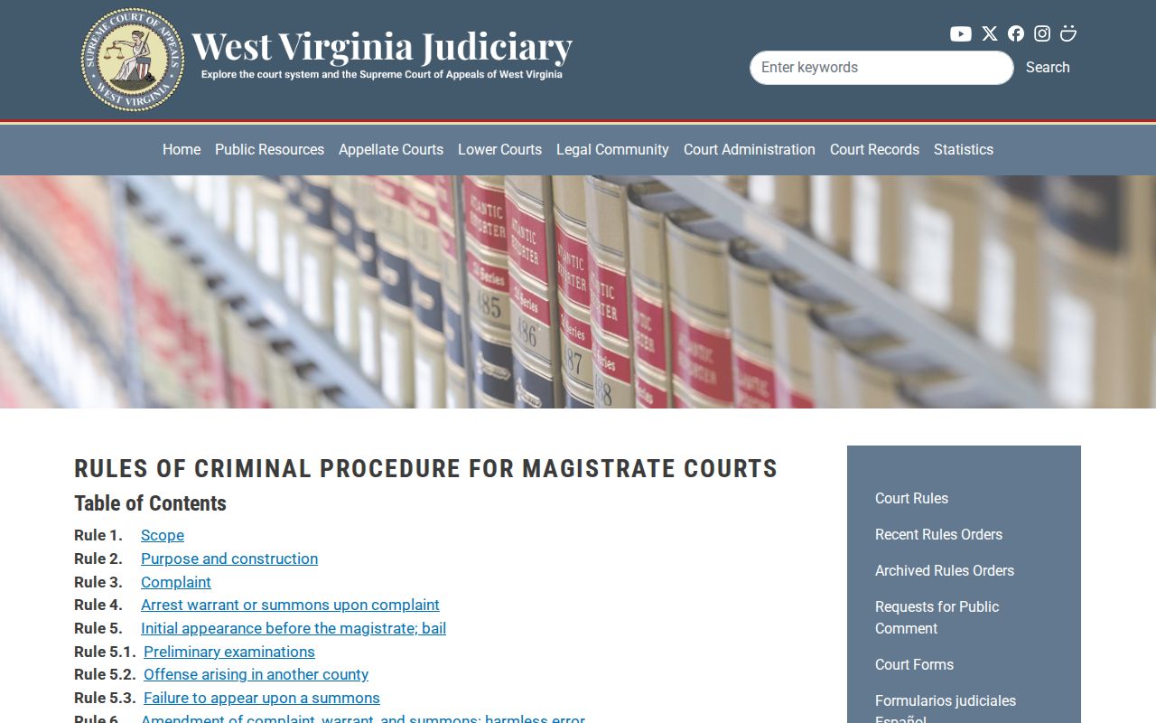 Marion County traffic court records criminal rules